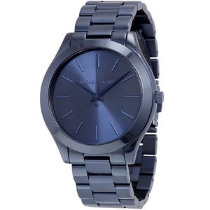 Michael Kors Slim Runway Blue Watch